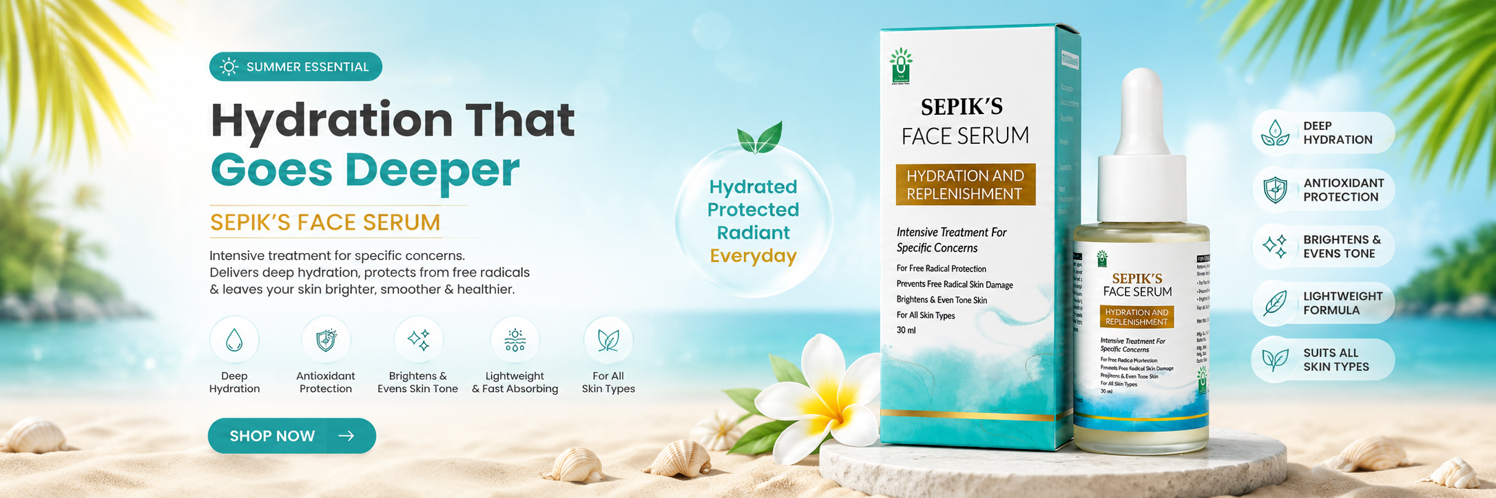 Sepik Serum Banner